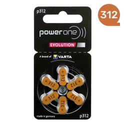 סוללות למכשיר שמיעה 312