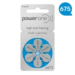 מארז 6 סוללות למכשיר שמיעה 675