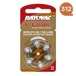סוללות למכשיר שמיעה 312